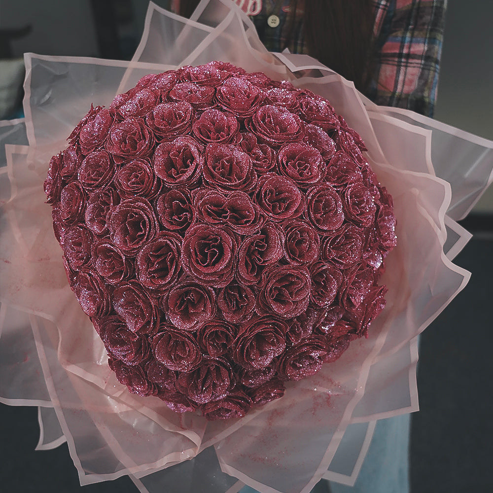 Glitter rozen | Liefde die blijft