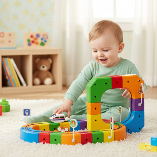 🏁 GlowTrack™ – Flexibele 3D Racebaan met Licht