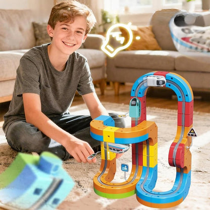 🏁 GlowTrack™ – Flexibele 3D Racebaan met Licht