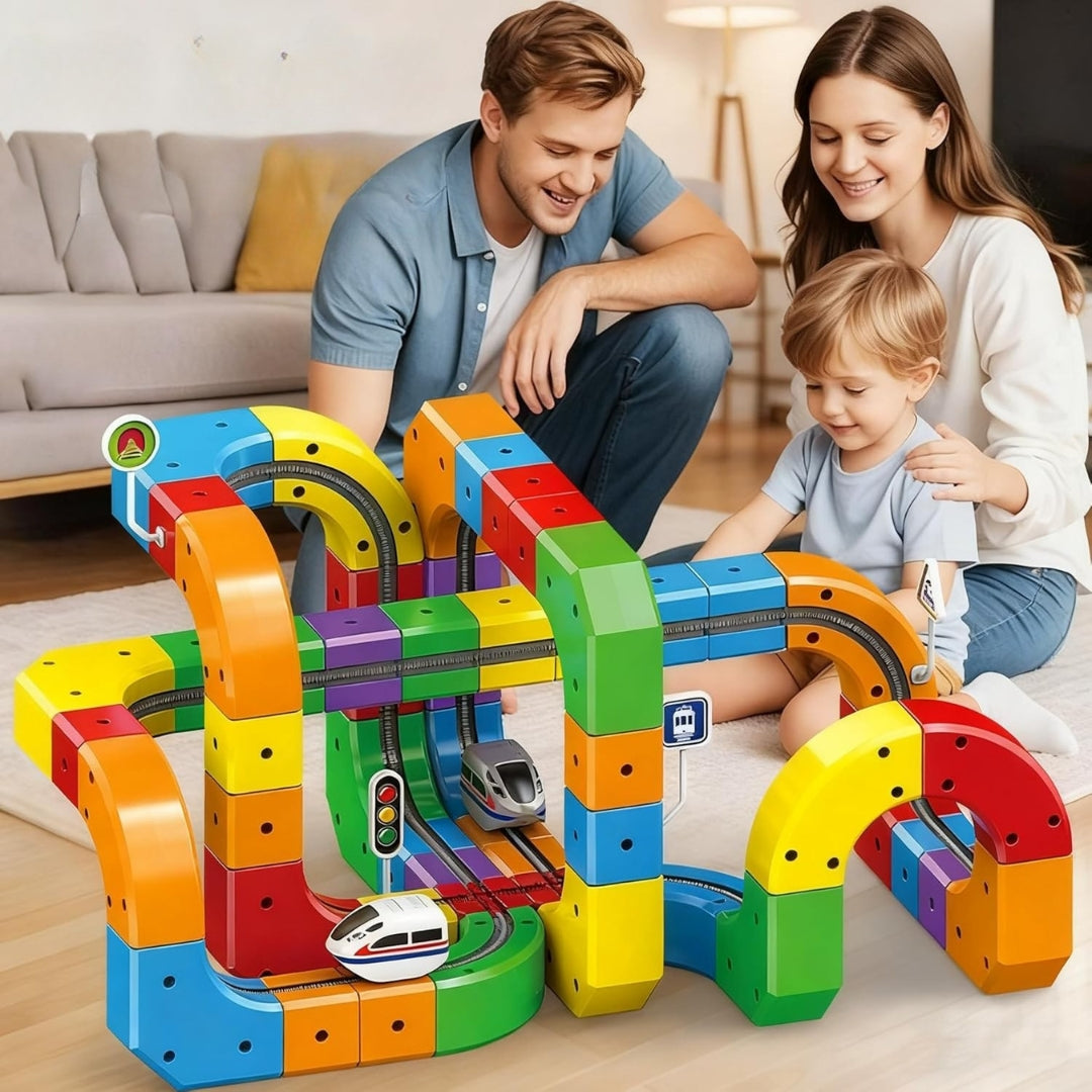 🏁 GlowTrack™ – Flexibele 3D Racebaan met Licht